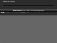 Tablet Screenshot of niepschenhof.de